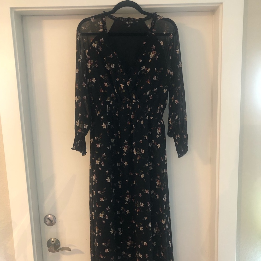 MIDI length floral dress